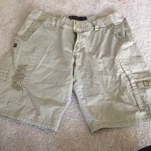 Marc Ecko cut and sew twill cargo shorts